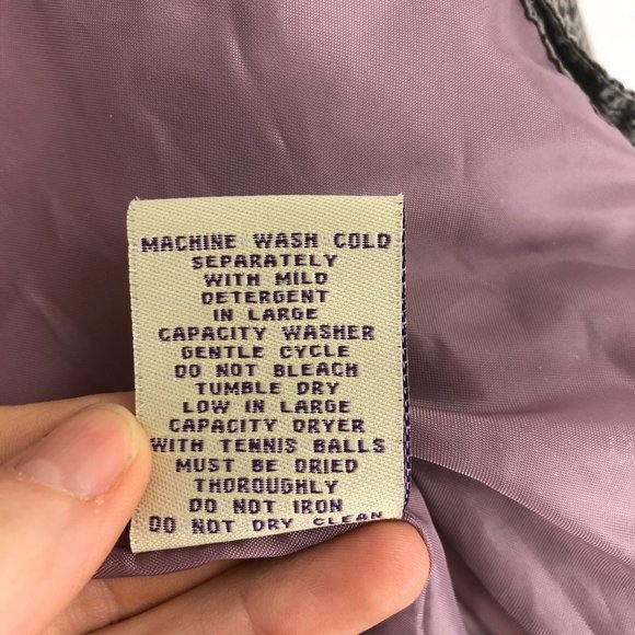 American Rag Women's Size Medium Grey Plaid Button Front Down Vest - Picture 10 of 10